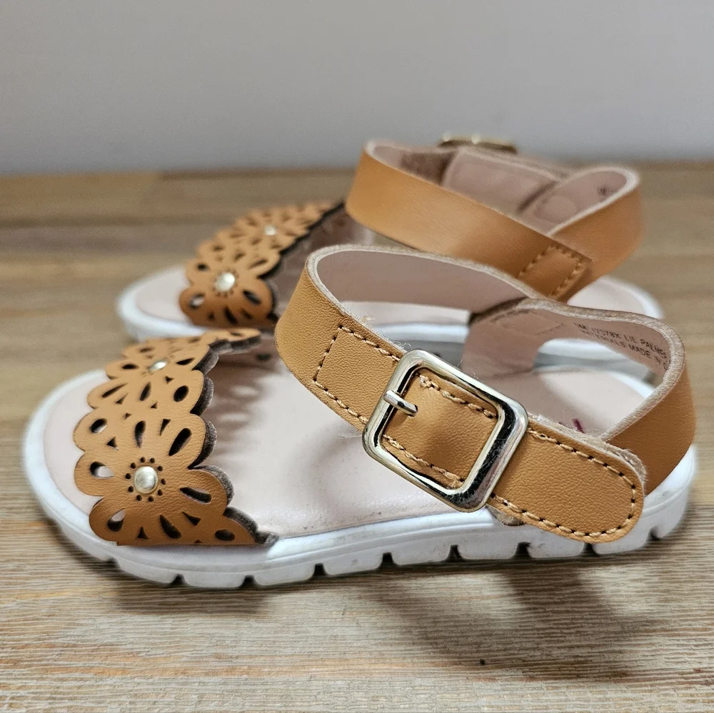 RACHEL SHOES Lil Palmer Infant/Toddler Tan  Sandals, Shoes